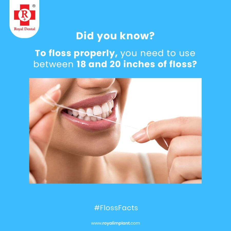 dental flossing for clean mouth