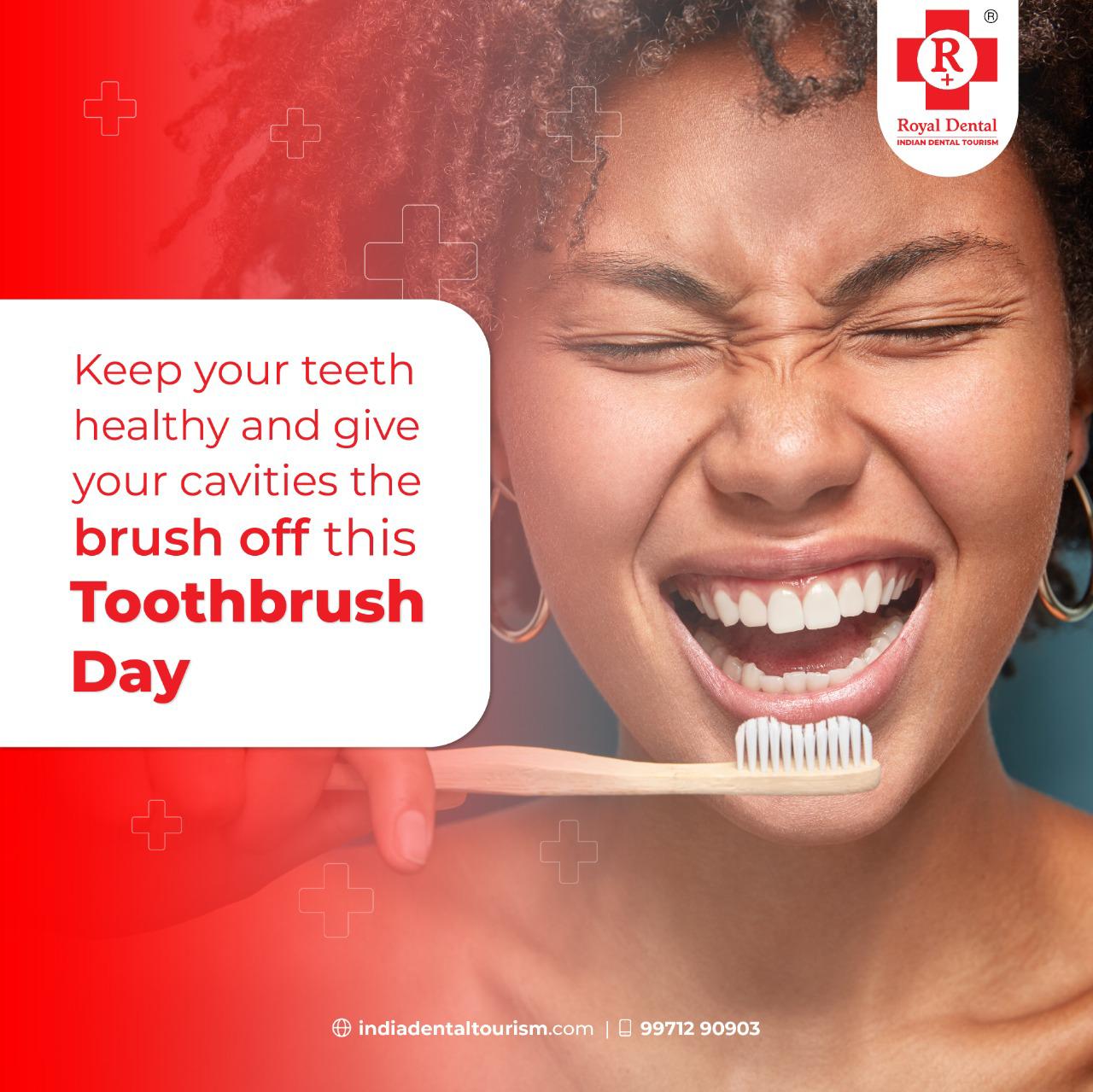 Can Brushing with Baking Soda Whiten Teeth? Royal Dental Clinics Toothbrush Day - Baking Soda Whiten Teeth