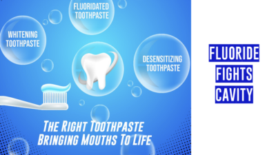 Fluoride toothpaste fights cavity
