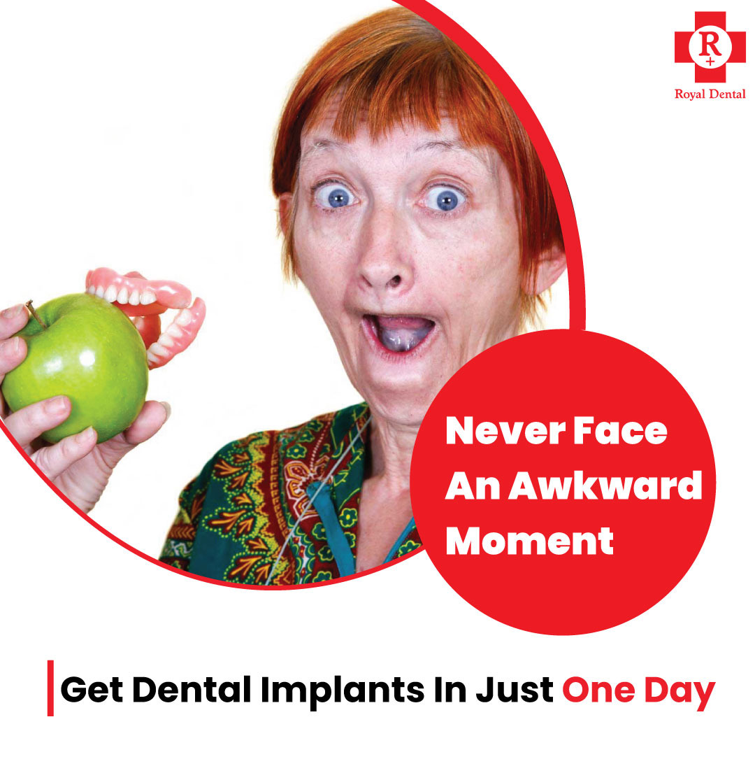 dentures vs missing teeth in one day