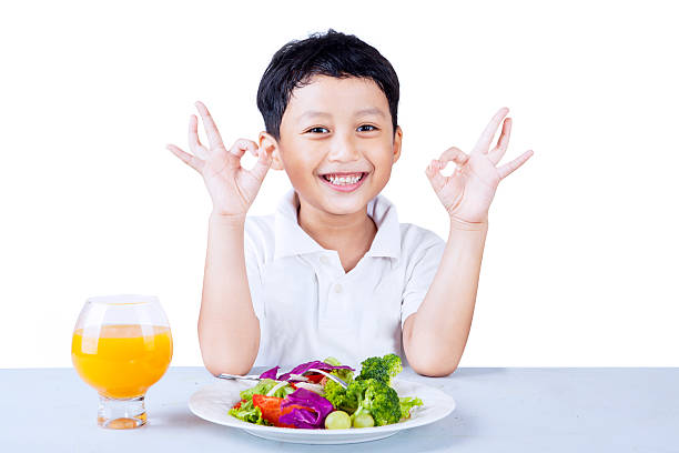 kids smile balanced diet