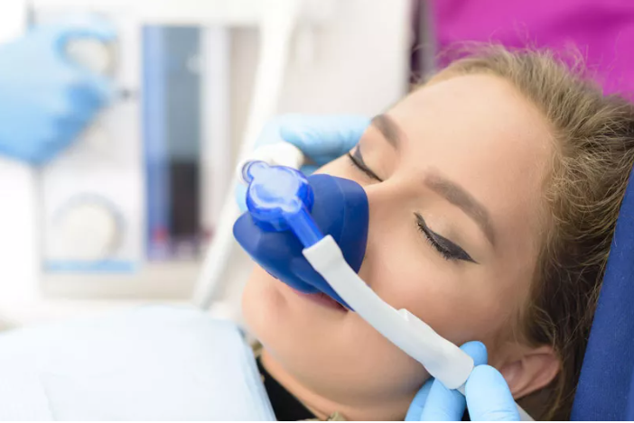 One-Day Dental Treatment in Mumbai Royal Dental Clinics Patient Sleeping During Dental Treatment