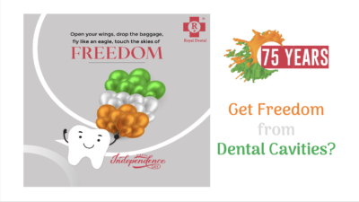 Freedom from dental cavity by dentist