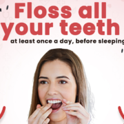 dental flossing oral hygiene