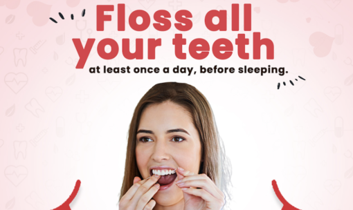 dental flossing oral hygiene
