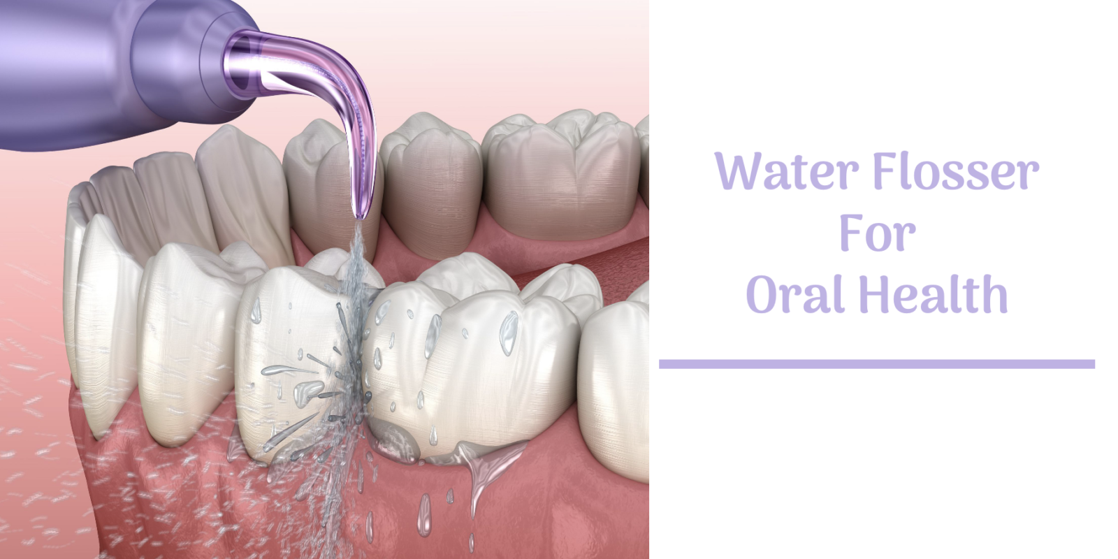 water flosser for oral health