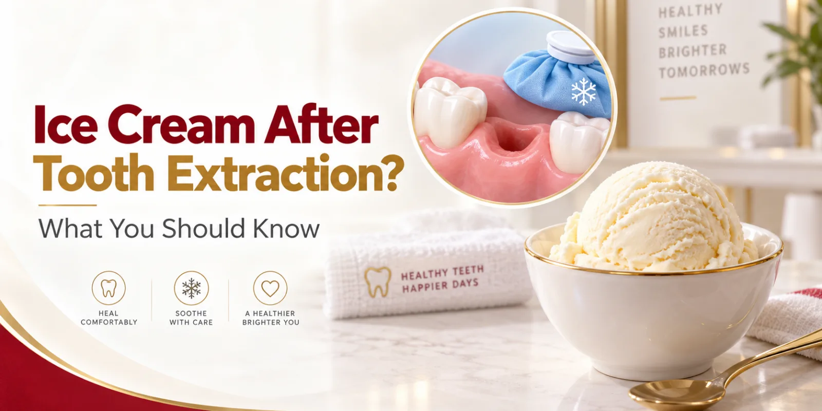 Do Dentists Recommend Ice Cream After Tooth Extraction? Royal Dental Clinics Do Dentists Recommend Ice Cream After Tooth Extraction?
