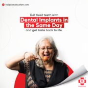 Dental implants in single day geriatric