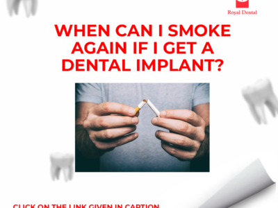 smoking after dental implant