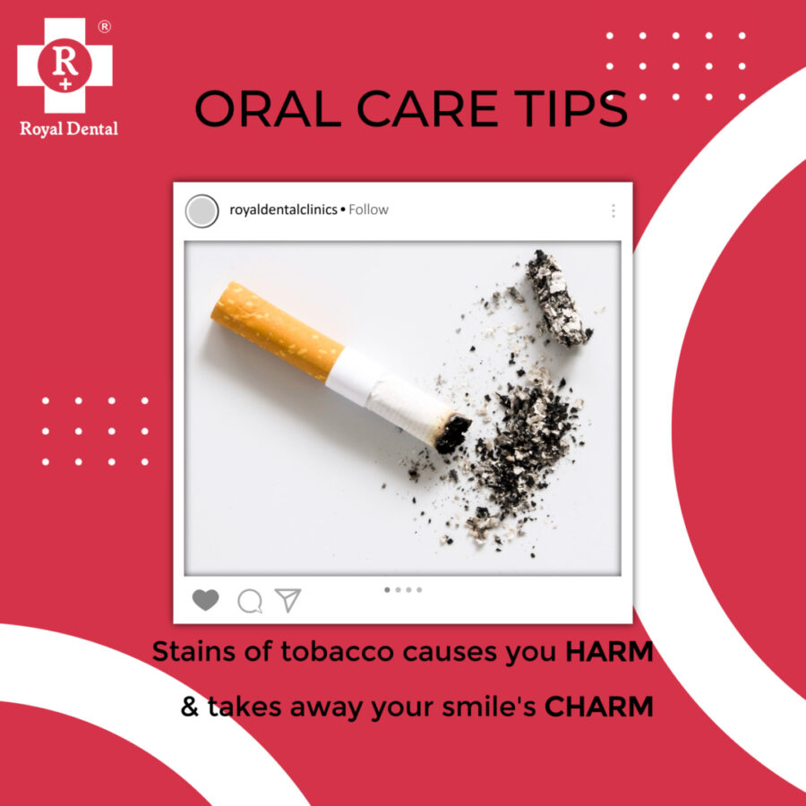 Smoking ORAL CARE TIPS tobacco