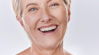 Old Female smiling