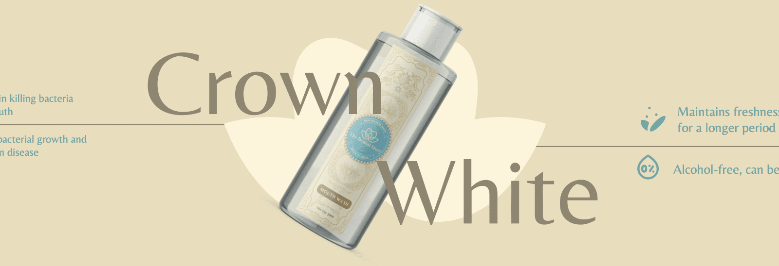 Crown White Mouthwash - best mouthwash for gums