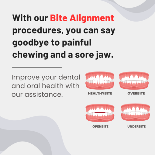 Bite alignment for jaw pain