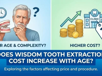 Does Wisdom Tooth Extraction Cost near Kandivali increase with age?