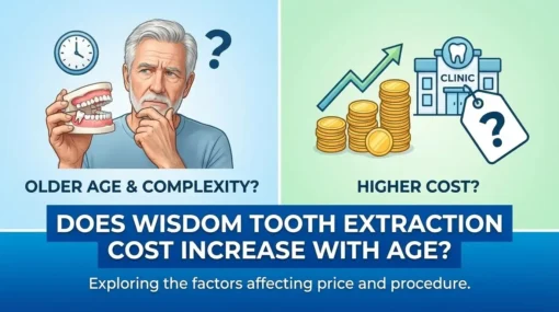 Does Wisdom Tooth Extraction Cost near Kandivali increase with age?