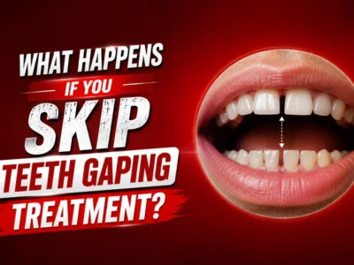 What happens if I skip Teeth Gaping Treatment In Kandivali, Mumbai and let the gap grow?