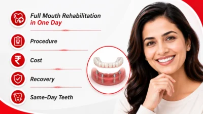 Full Mouth Rehabilitation in One Day: Procedure, Cost, Recovery and Same-Day Teeth