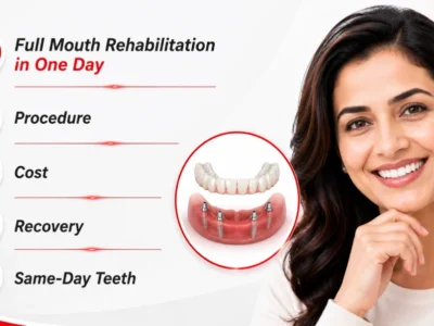 Full Mouth Reconstruction in Kandivali East, Mumbai Royal Dental Clinics Full Mouth Rehabilitation in One Day: Procedure, Cost, Recovery and Same-Day Teeth