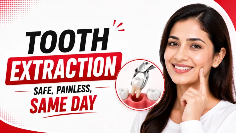 Dental Implant Immediately After Extraction: Same-Day Tooth Replacement Royal Dental Clinics Tooth Extraction in Mumbai, Kandivali — Safe, Painless, Same Day