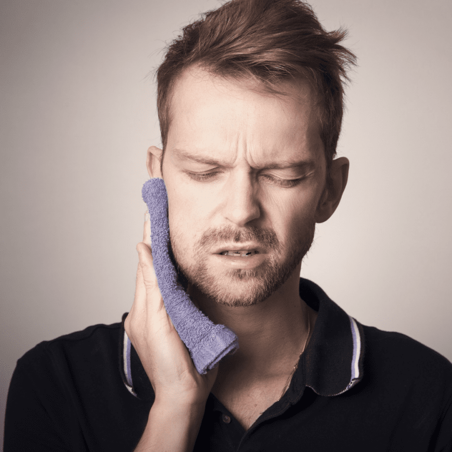 infected dental implants swelling