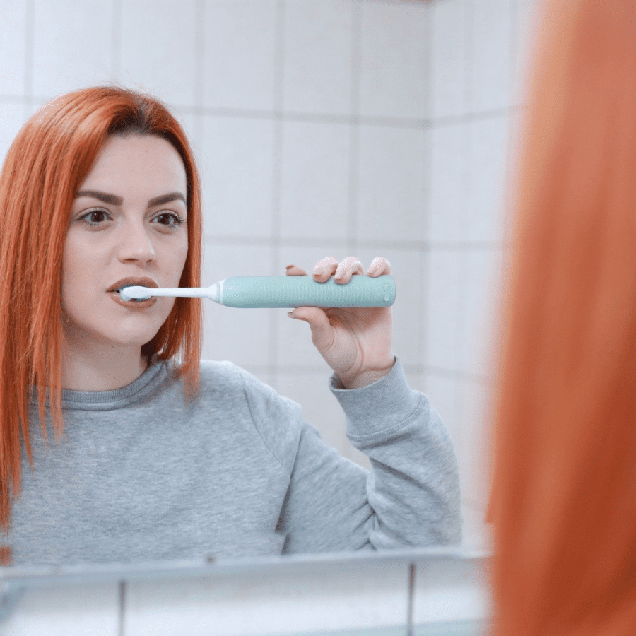 teeth brushing
