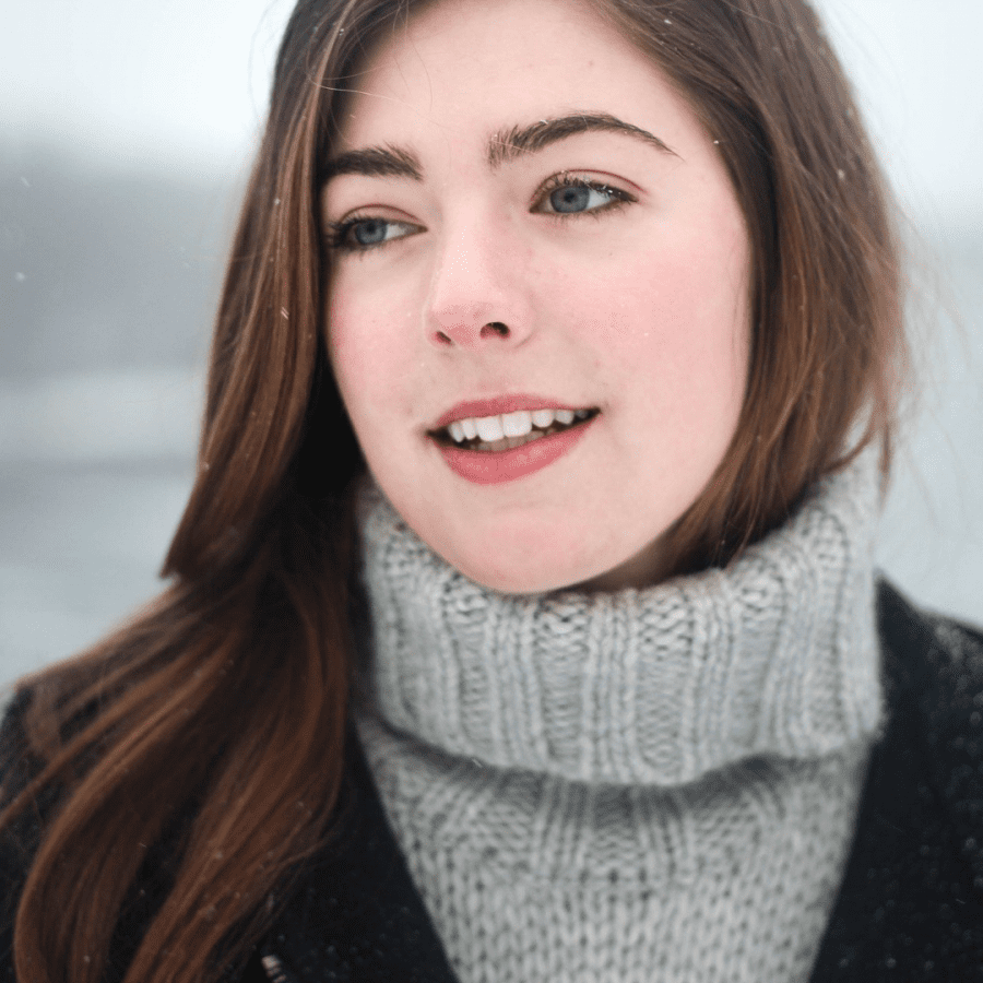 winter smile