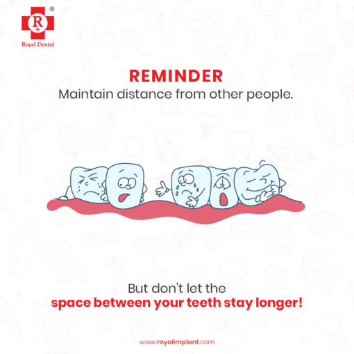 spaces between teeth