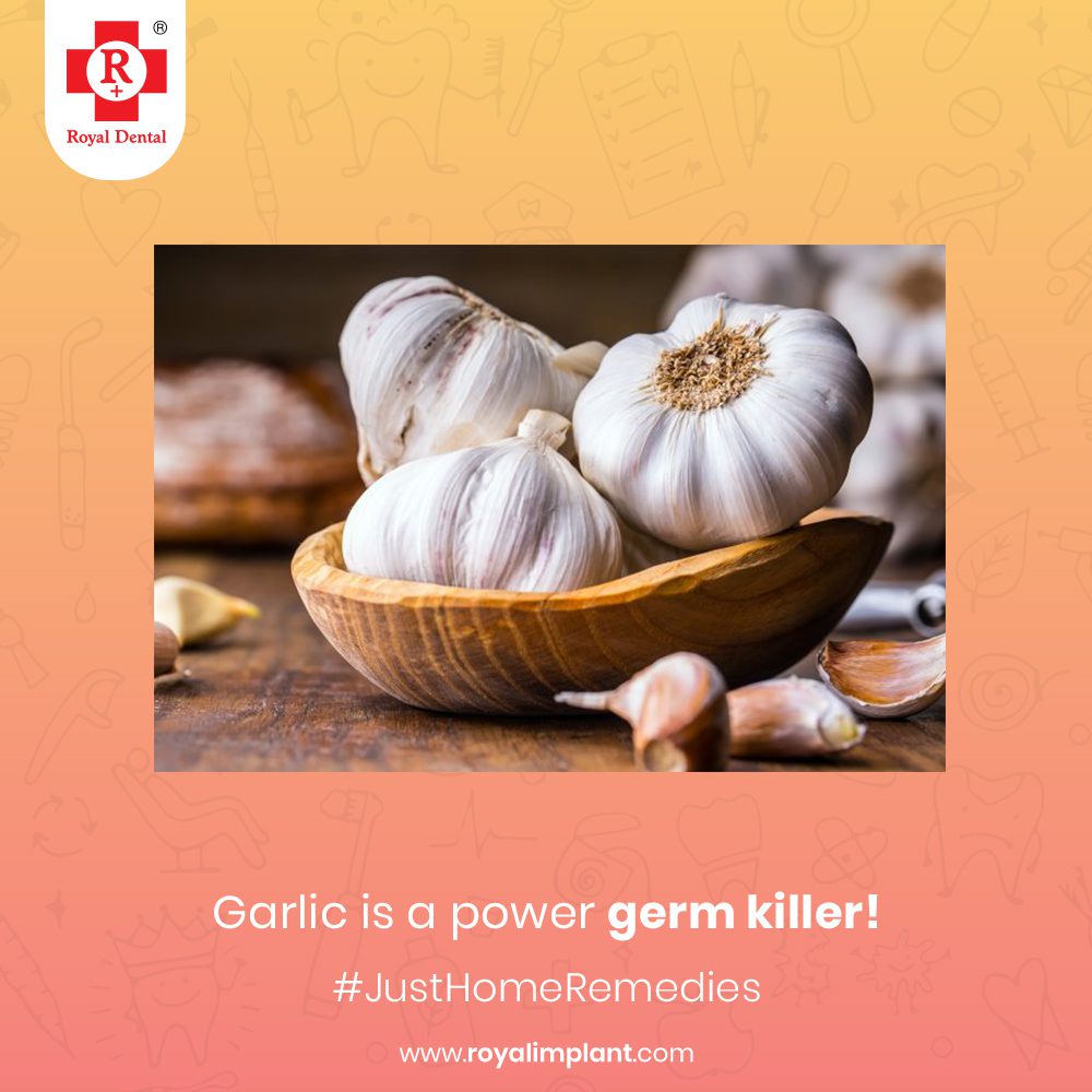 onion garlic for teeth treatment