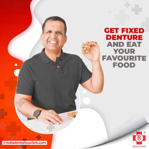 can't eat food - Dental Implants with Fixed Teeth
