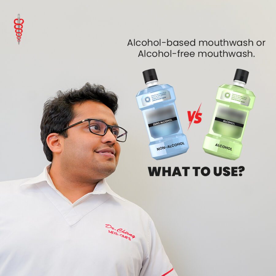 mouthwash vs glycerin before or after brushing