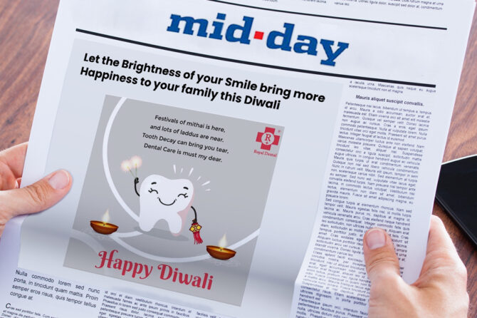 Let the Brightness of your Smile bring more Happiness this Diwali