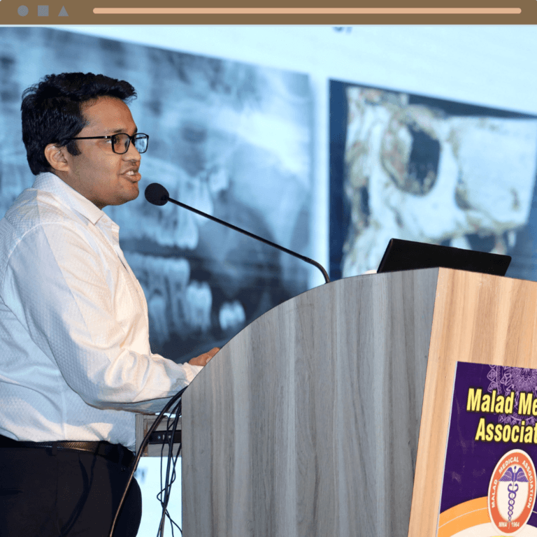 Dr Chirag Chamria @ Annual Scientific Meet of Malad Medical Association, Mumbai.
