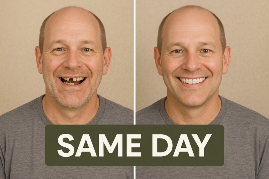 No Cuts, No Wait – Same-Day Dental Implants at Royal Dental Clinic