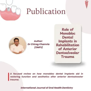 Publication: Laurin Publishers - Dr Chirag Chamria