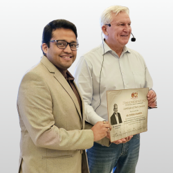 Dr Chirag with Dr Paulo Malo